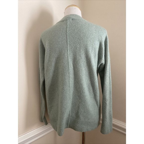 Madewell Women's Sage Green long sleeve Pullover Sweater Sz M Medium - Picture 3 of 5